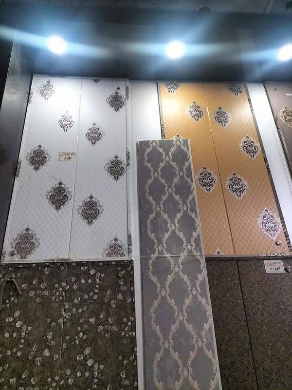 Pvc Wall panel sheet. Wallpaper. 3d wall picture. Blind. Wood & pvc Floor 13