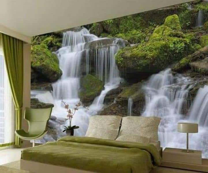 Pvc Wall panel sheet. Wallpaper. 3d wall picture. Blind. Wood & pvc Floor 17