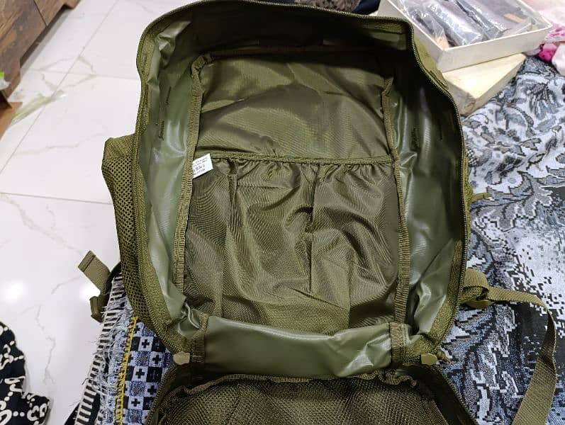 American Army styled Large size back pack multiple items provisions 10