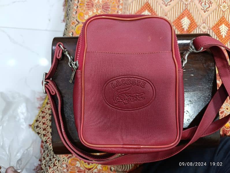 Original Lactose Red Cross Body Style bag in 7500 only 1