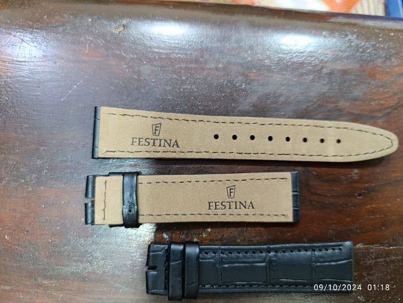 Original Festina Swiss Made 20 mm Leather strap in 2500 only 5