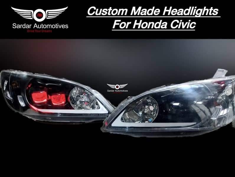 Toyota/Honda Custom Headlights 2