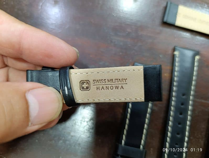 Original Swiss Military Hanowa 20 mm Original Leather straps 2500 each 4