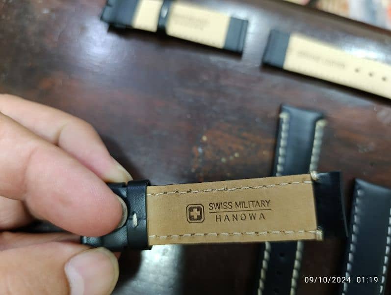 Original Swiss Military Hanowa 20 mm Original Leather straps 2500 each 6