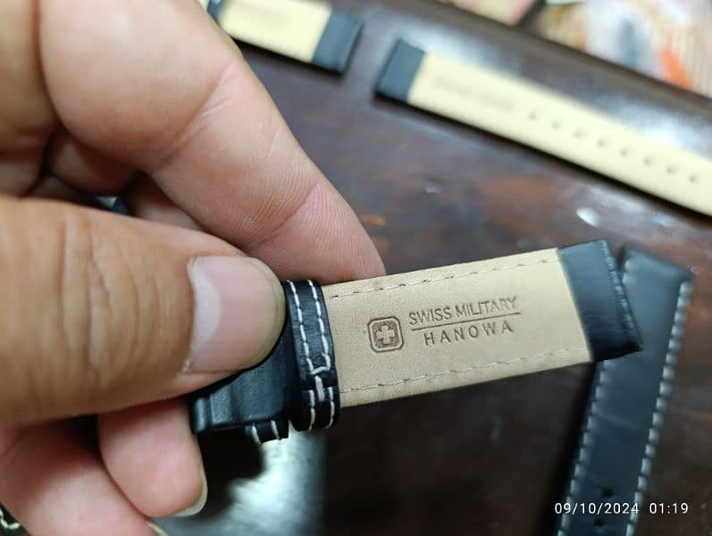 Original Swiss Military Hanowa 20 mm Original Leather straps 2500 each 9