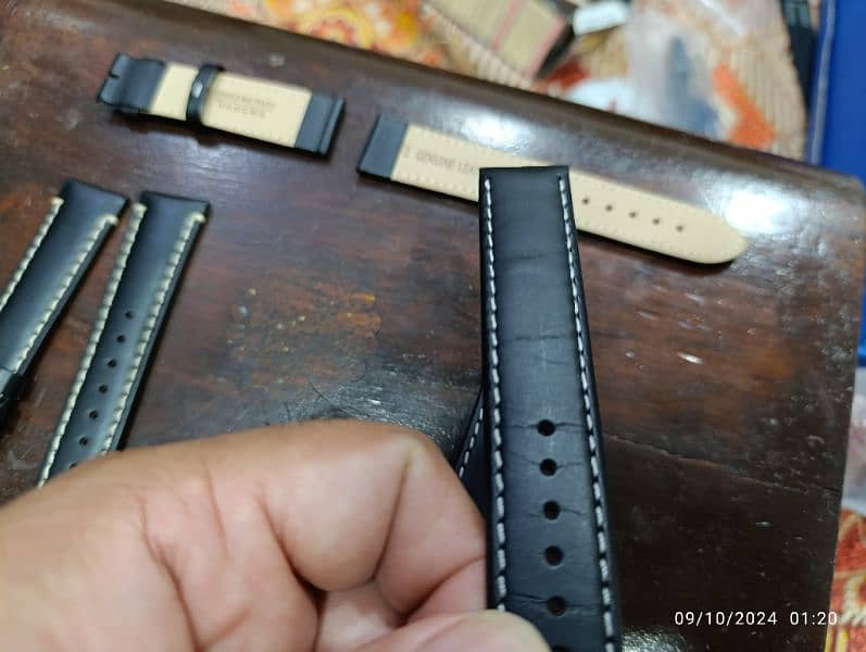 Original Swiss Military Hanowa 20 mm Original Leather straps 2500 each 11