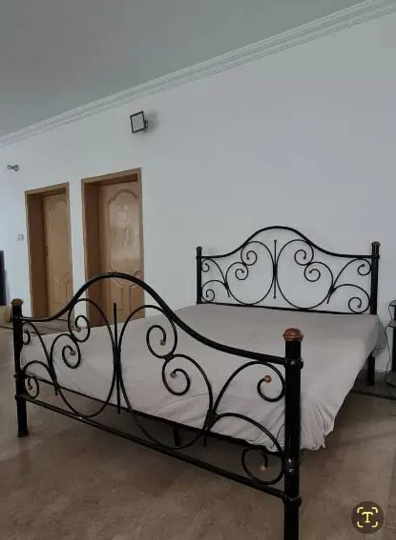 Single Iron Bed  & Queens Size Bed For Sale 3