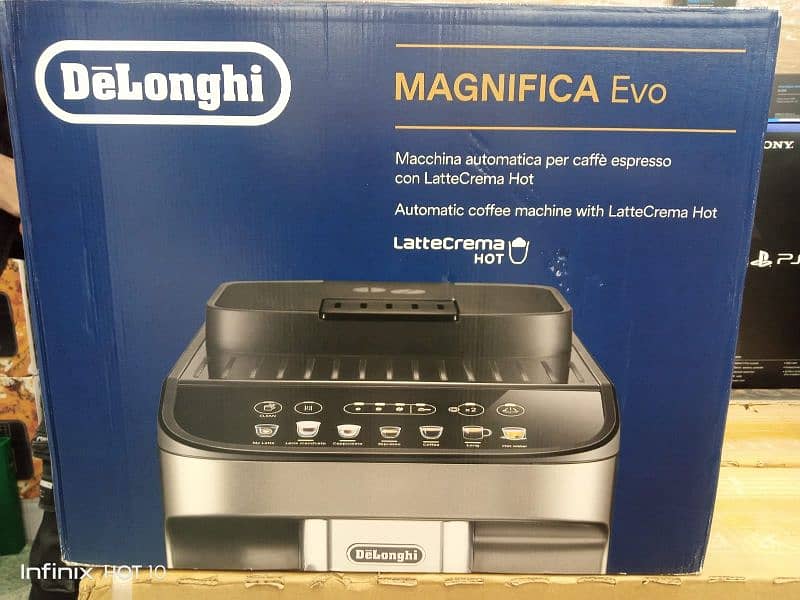 DELONGHI MAGNIFICA EVO COFFEE MACHINES FULLY AUTOMATIC BEANS TO CUP 0