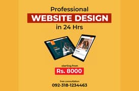 Website Design in just 24 Hrs