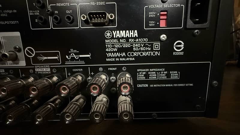 YAMAHA RX-A1070 DOLBY ATMOS DOLBY VISION 7