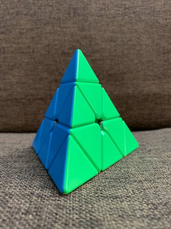 Pyramid Rubiks Cube with Springs - Excellent condition 0