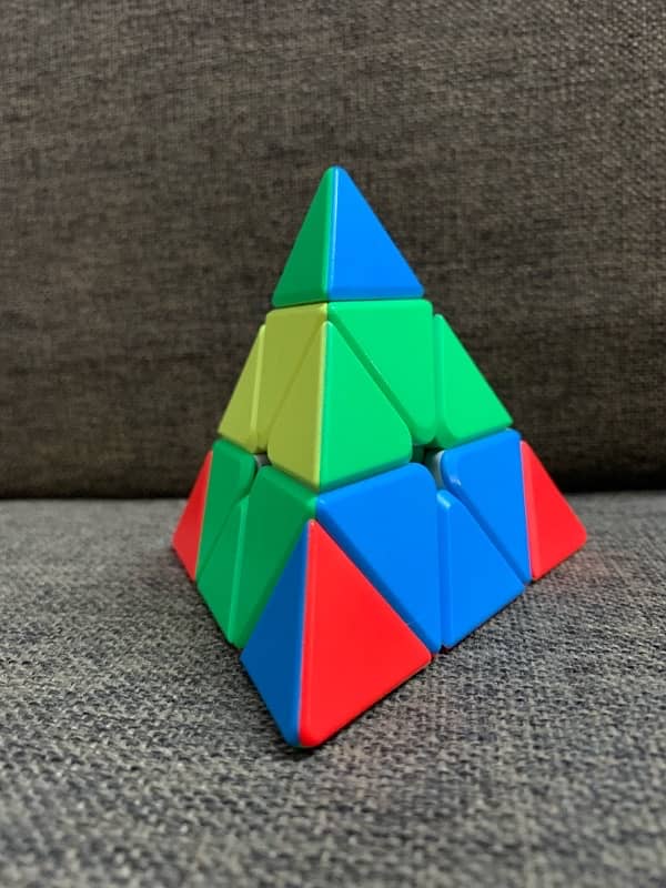 Pyramid Rubiks Cube with Springs - Excellent condition 2