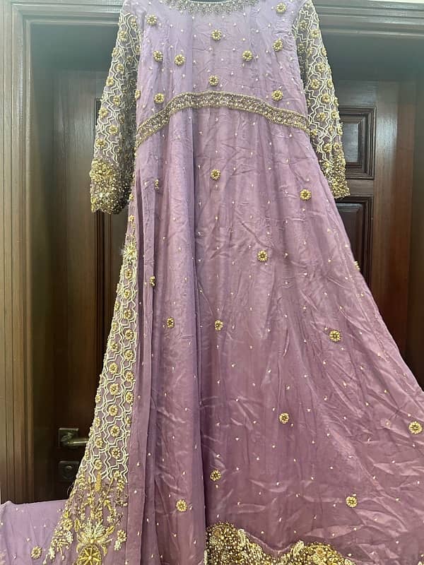 Lilac Heavy Bridal dress 12