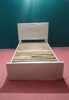 wooden single bed new