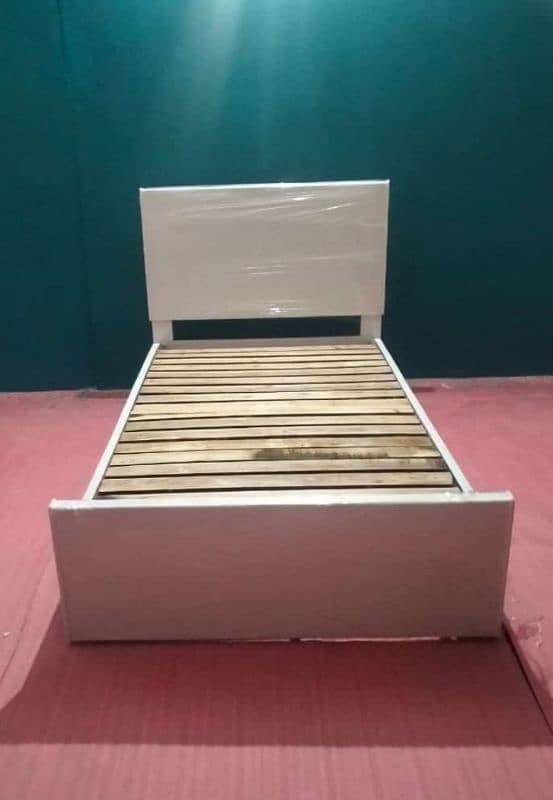 wooden single bed new 0