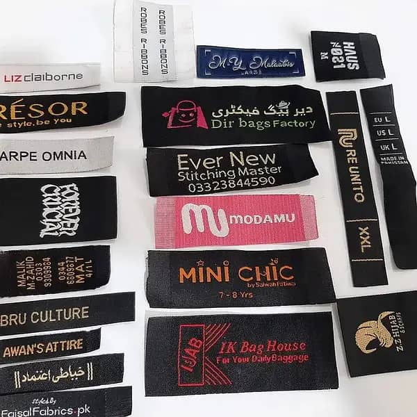 WOVEN LABEL|STICKER|TAg|Customised printedBag|RIBBON|Boxes 12