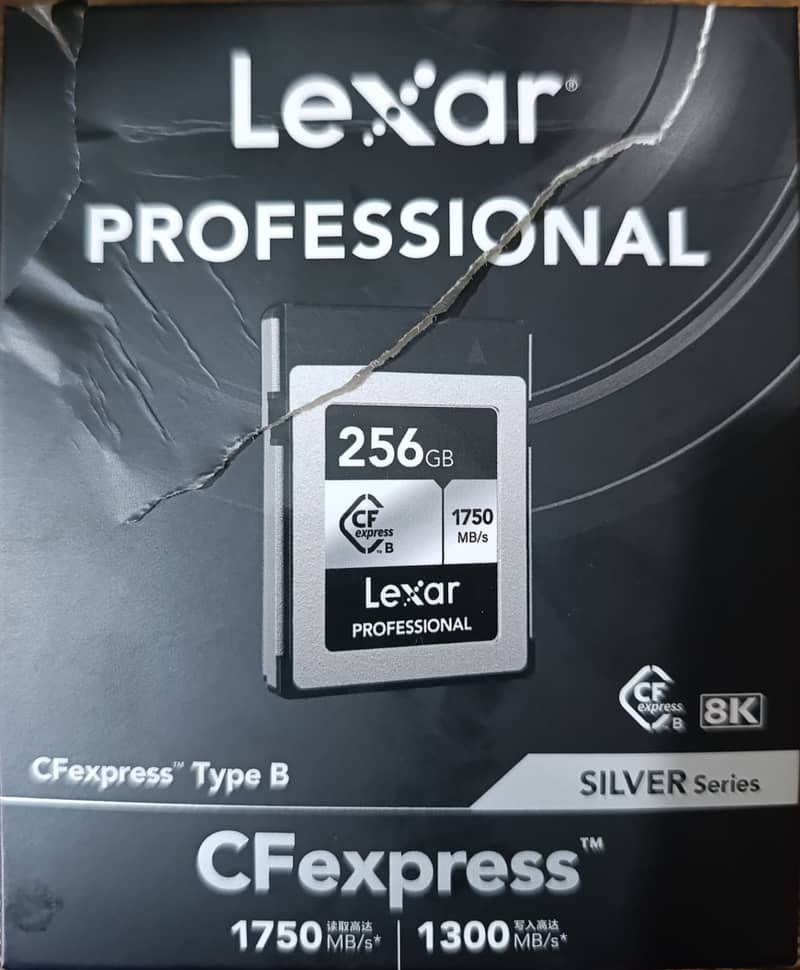 Original Lexar 256GB CF Card CFexpress Type-B with carder reader 0