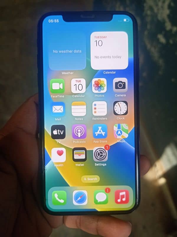 I phone x 256gb PTA aprove face id ok 0