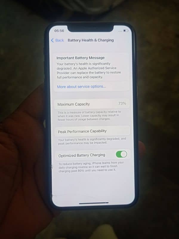 I phone x 256gb PTA aprove face id ok 9