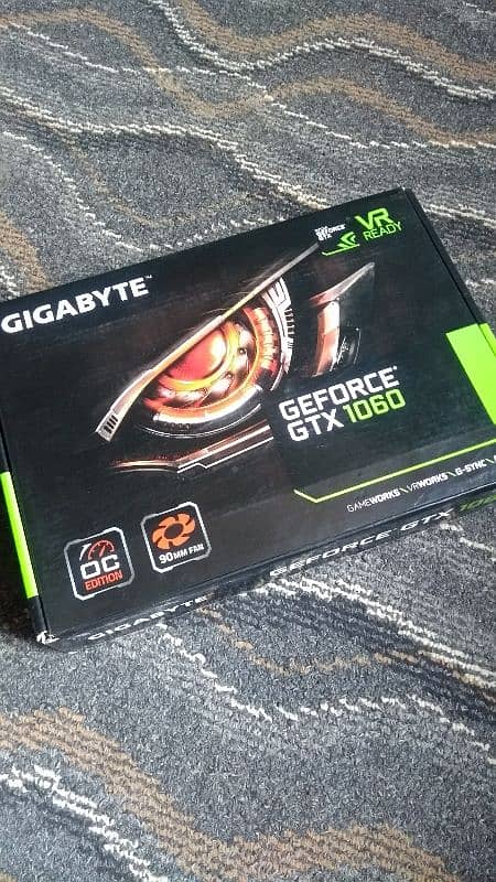 gigabyte GTX 1060 3gb 192bit with box 1