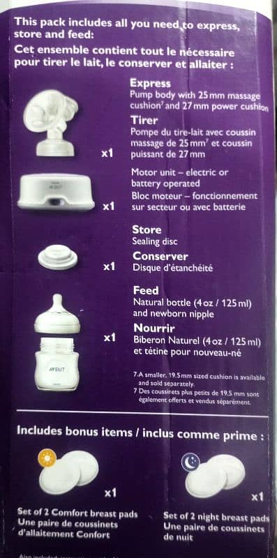 Philips electric breast pump 0