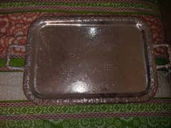 queen anne silver tray