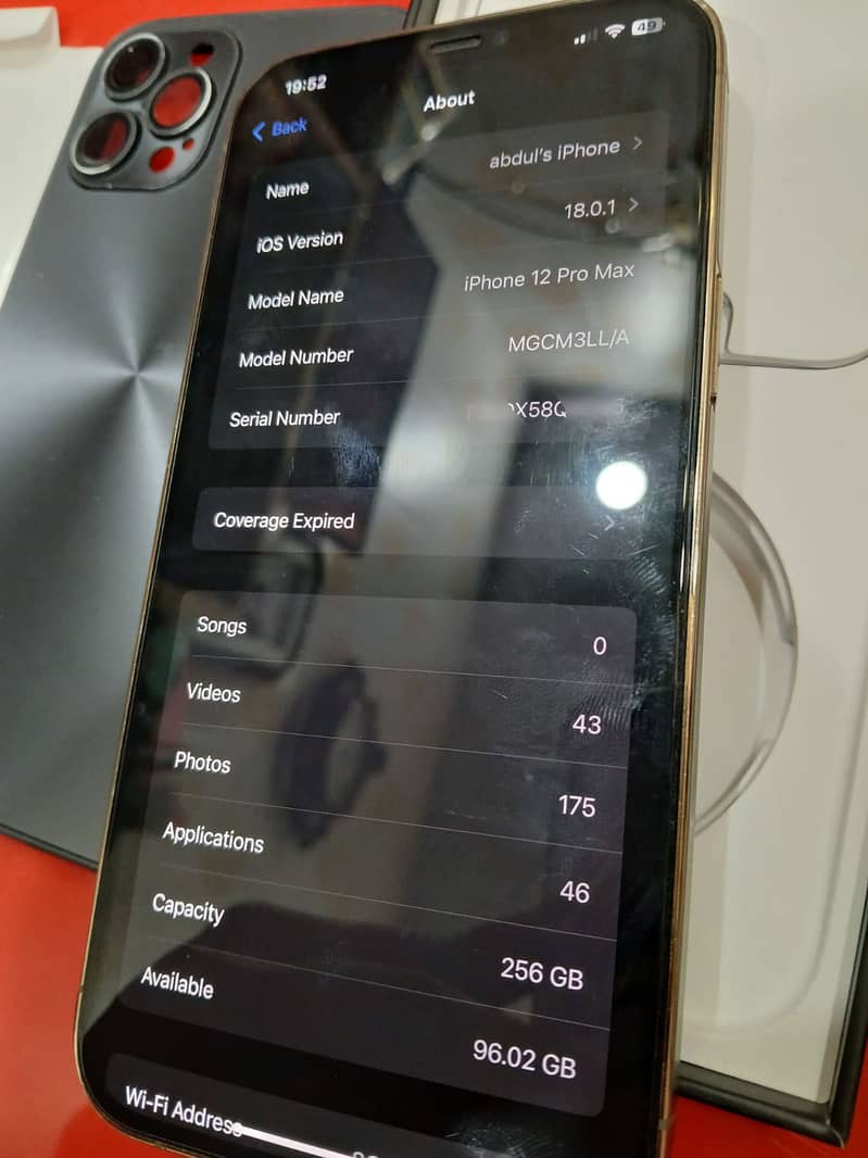 Iphone 12 Pro Max - 256GB - Gold - PTA Approved - No Exchange 9