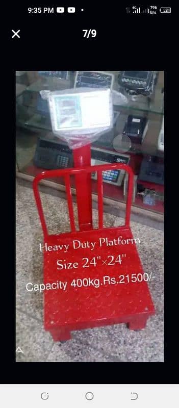 Weight Scale Capacity 150kg/200kg/400kg/500kg 12