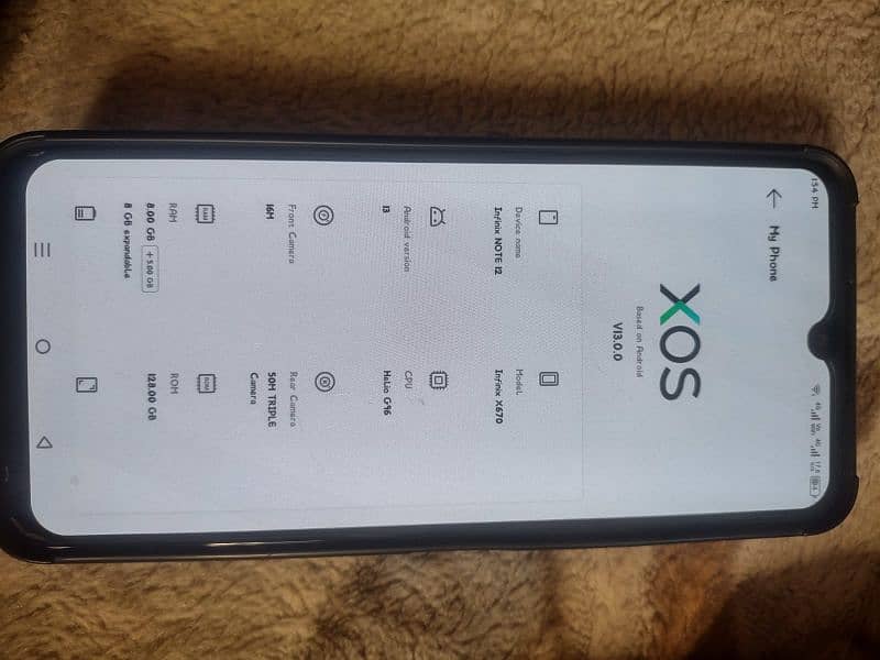 Infinix note 12 8+8/128 5