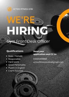 Gym Front Desk Officer