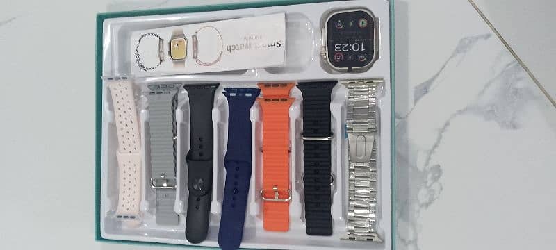 7+1 straps smart watch 0