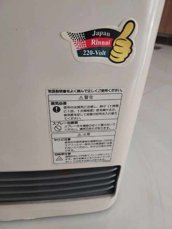 Rinnai Blower Heater 4.07 KW (4000 BTU) 1