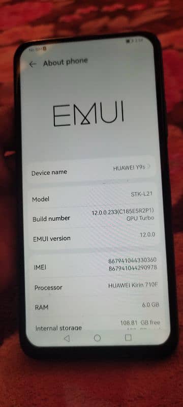 HUAWEI Y9s Model STK_L21 5