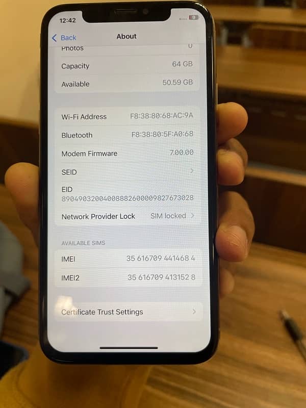 iPhone XS 64 gb Non PTA Jv Lush Condition 5