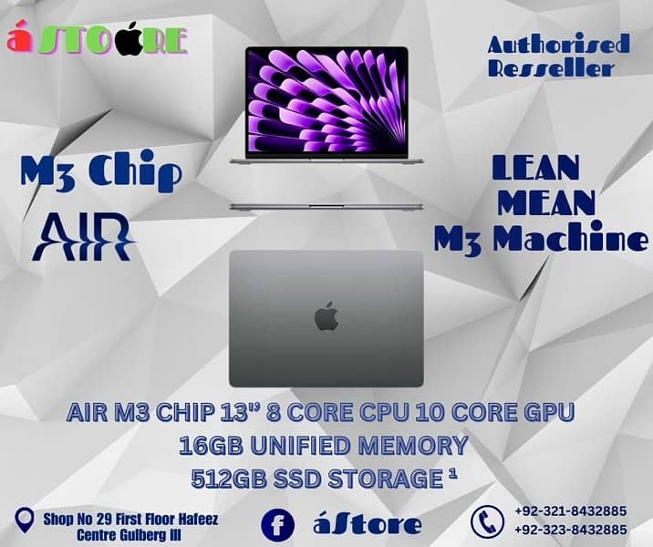 Macbook Air M3 16GB 512GB 0