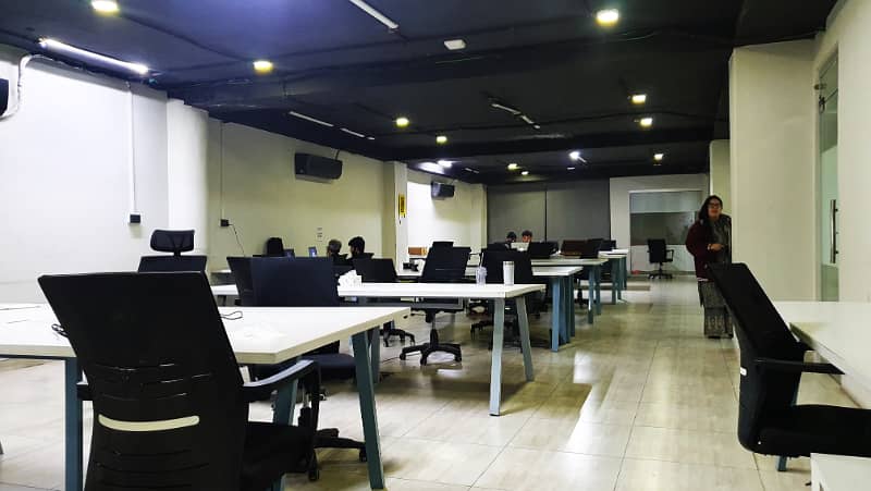 9500 Sqft Corporate Office On Main Boulevard Original Pics Attached Rent Gulberg Lahore 10