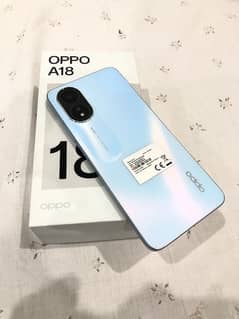 Oppo A18 4+4/128 With Complete box