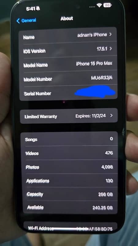 iphone 15 pro max 256gb natural titanuim 8