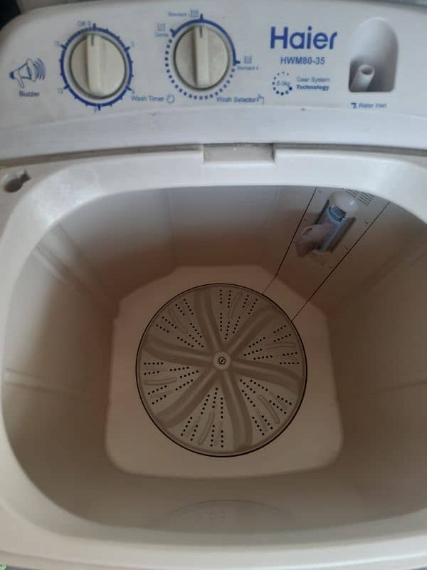 Haier washer model HWM 80_35 Dryer  model HWS 60_50 5