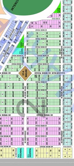 Corner 135 Square Yards Plot Near Main Road Saadi Garden Vip Block 2