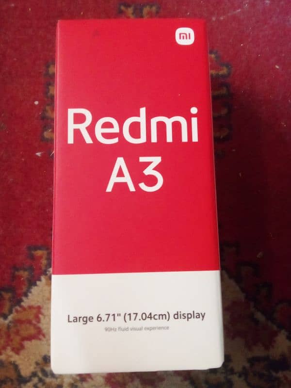 Brand new redmi A3 mobile 10/10. 0