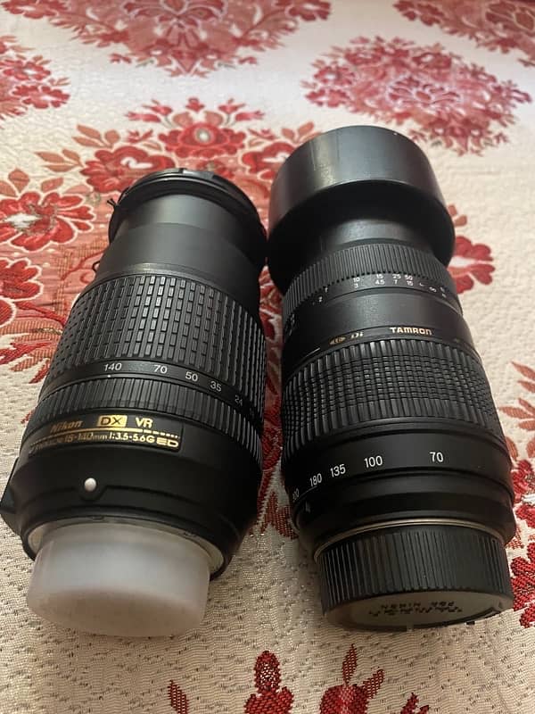 Nikon DSLR D7100 with 18-140mm , 70-300mm Lens and Flash Light 4