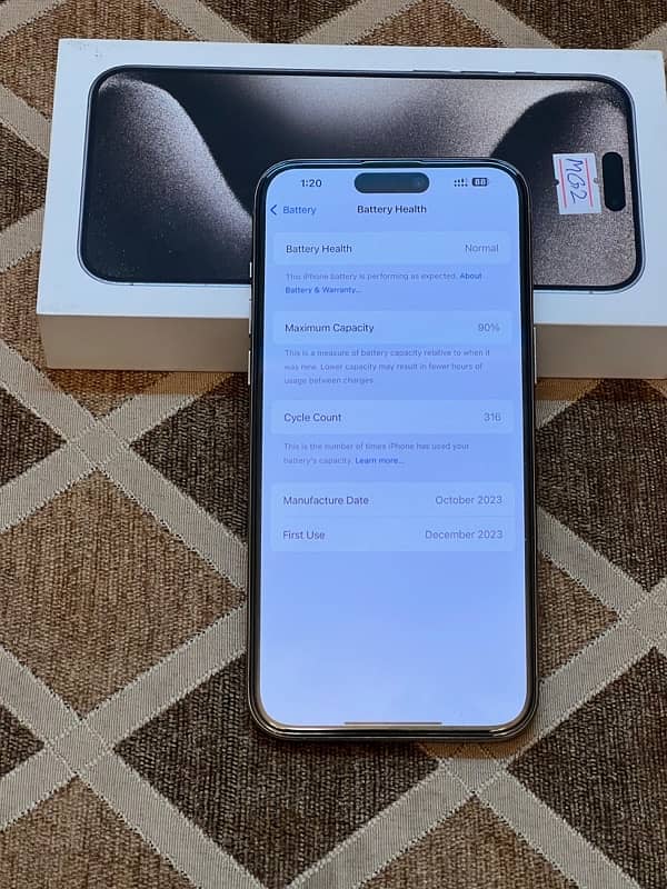 iphone 15 pro max 256gb dual physical approved 4