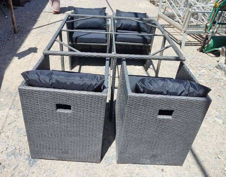 Rattan outdoor furniture, UPVC protection and imported rattan used 4