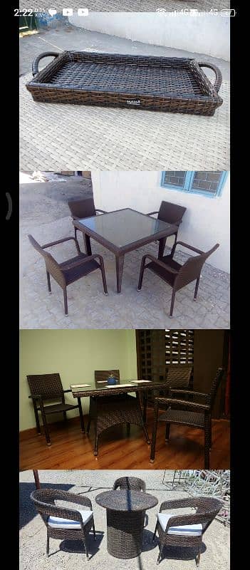 Rattan outdoor furniture, UPVC protection and imported rattan used 5