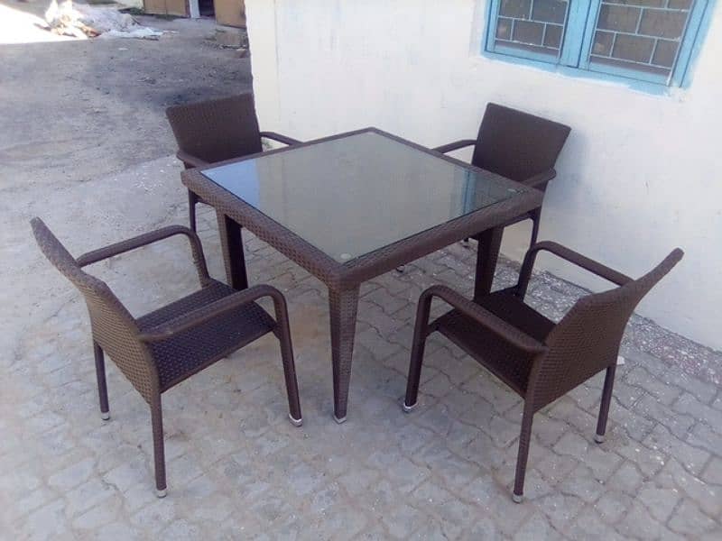 Rattan outdoor furniture, UPVC protection and imported rattan used 14