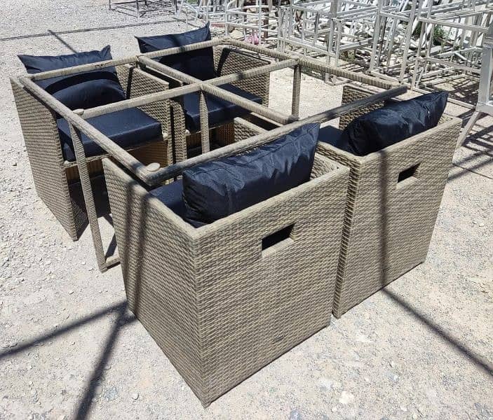 Rattan outdoor furniture, UPVC protection and imported rattan used 18