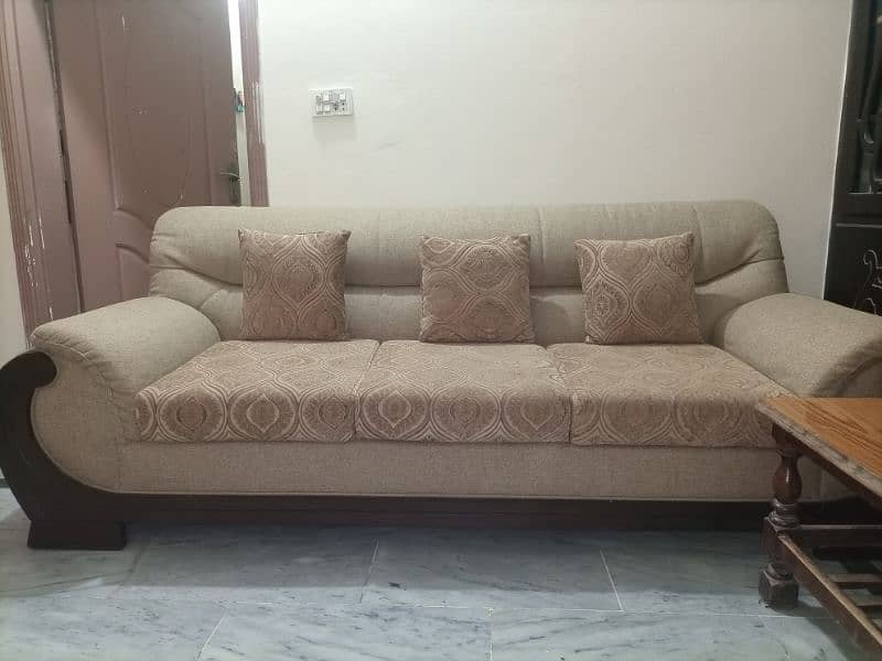 7 seater Sofa with free tables 2