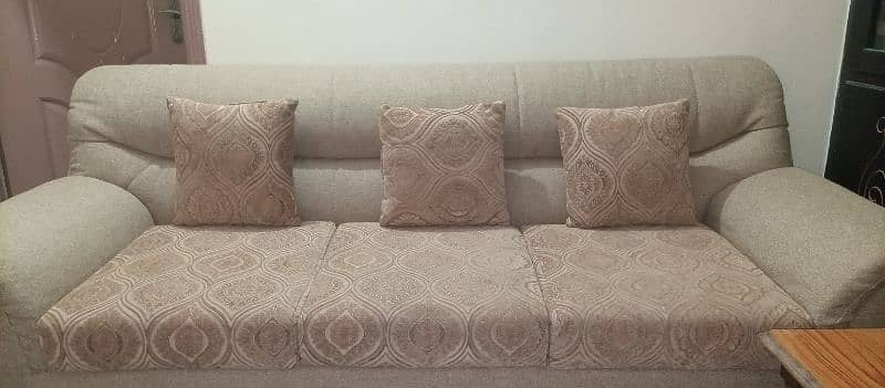 7 seater Sofa with free tables 5