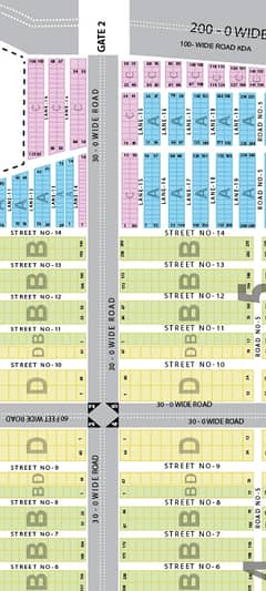 Corner 320 Sq Yd Plot Available In Block-4 Saadi Town (40 Feet Road)